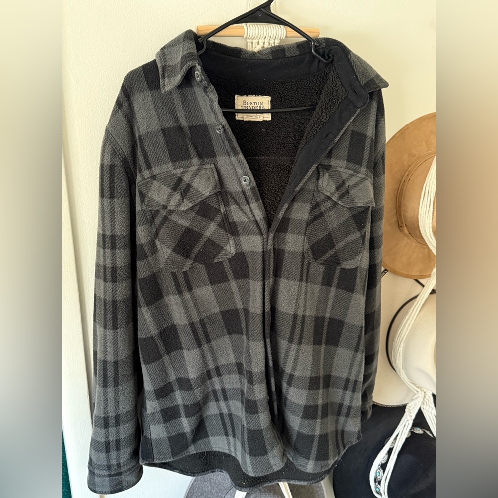 Men’s Sherpa Boston Trader Flannel Shirt